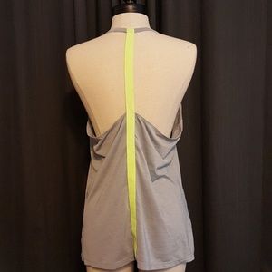 Athleta grey racerback tank
